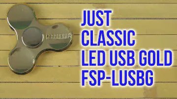 Распаковка Just Classic LED USB Gold FSP-LUSBG