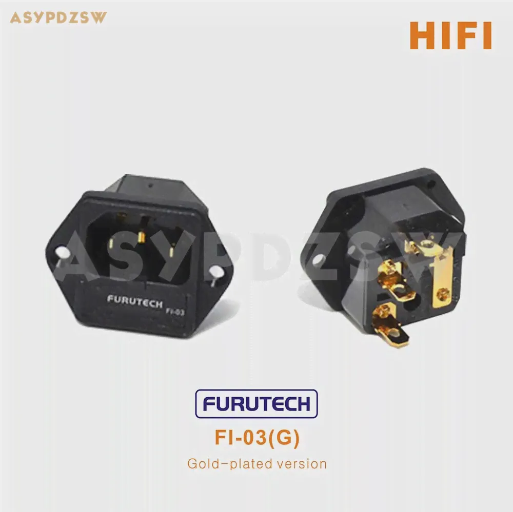 🛍 HIFI Original FURUTECH FI-03(R) родиевое покрытиеFI-03(G) позолоченная розетка IEC 15A AC-3