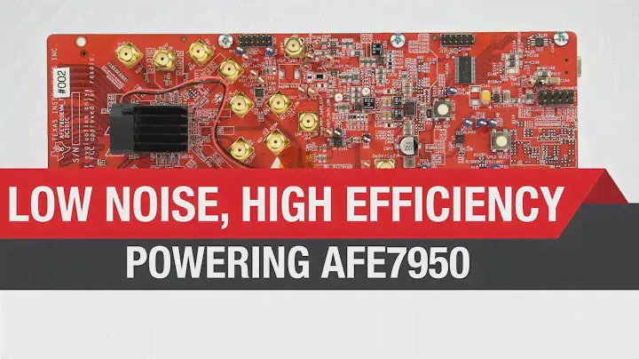 Power your AFE with high efficiency and low noise