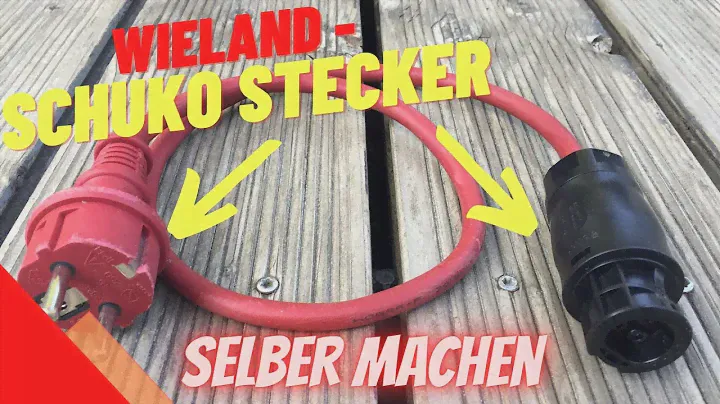 Wieland auf Schuko Stecker - selber machen