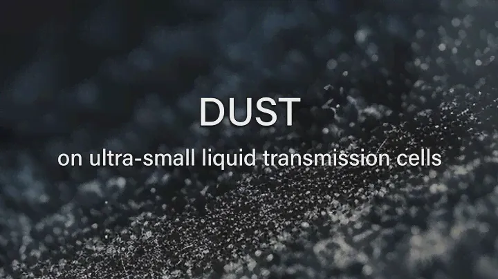 Impact of dust on an ultra-small liquid transmission cell