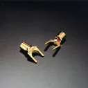 2 x Furutech FP-203G 203 (G) Kabelschuhe Spade connector vergoldet gold plated