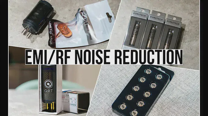 [空氣錄音/雲試聽] 玄學抗噪小物大集合 Furutech NCF Clear Line / Nordost QRT QWAVE / AudioQuest RCA Noise Stopper Caps