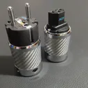 1 комплект Японский флагман Furutech FI-50 NCF нанокристалл из углеродного волокна с родиевым покрытием Hi-End EU Audio специальная вилка питания 15A 110/250 В