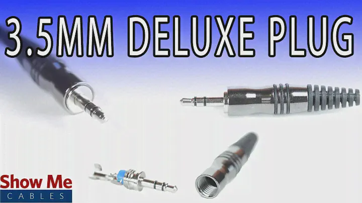 3.5mm Deluxe Stereo Plug - DIY Project to Repair Your Audio Cable #1026