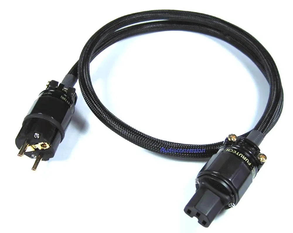 1,5m Eutech High End Netzkabel mit Eupen GNLM 3G2,5 Furutech FI-E11 G+ FI-11 G