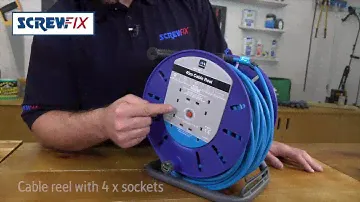 MASTERPLUG CABLE REEL 4G 240V 45M | Screwfix