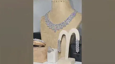 High Quality Grade-A Zirconium Diamonds in Rhodium Plating Hardware