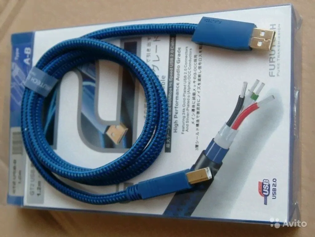 Furutech GT2 USB-B Тип A-B 1.8 метра (новый) в Москве