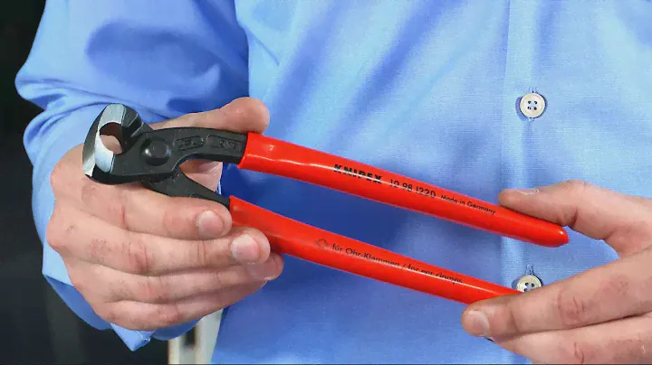 KNIPEX Werkstatt-TV: KNIPEX Ohrklemmenzange (10 9x I220)