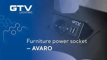 AVARO furniture power socket