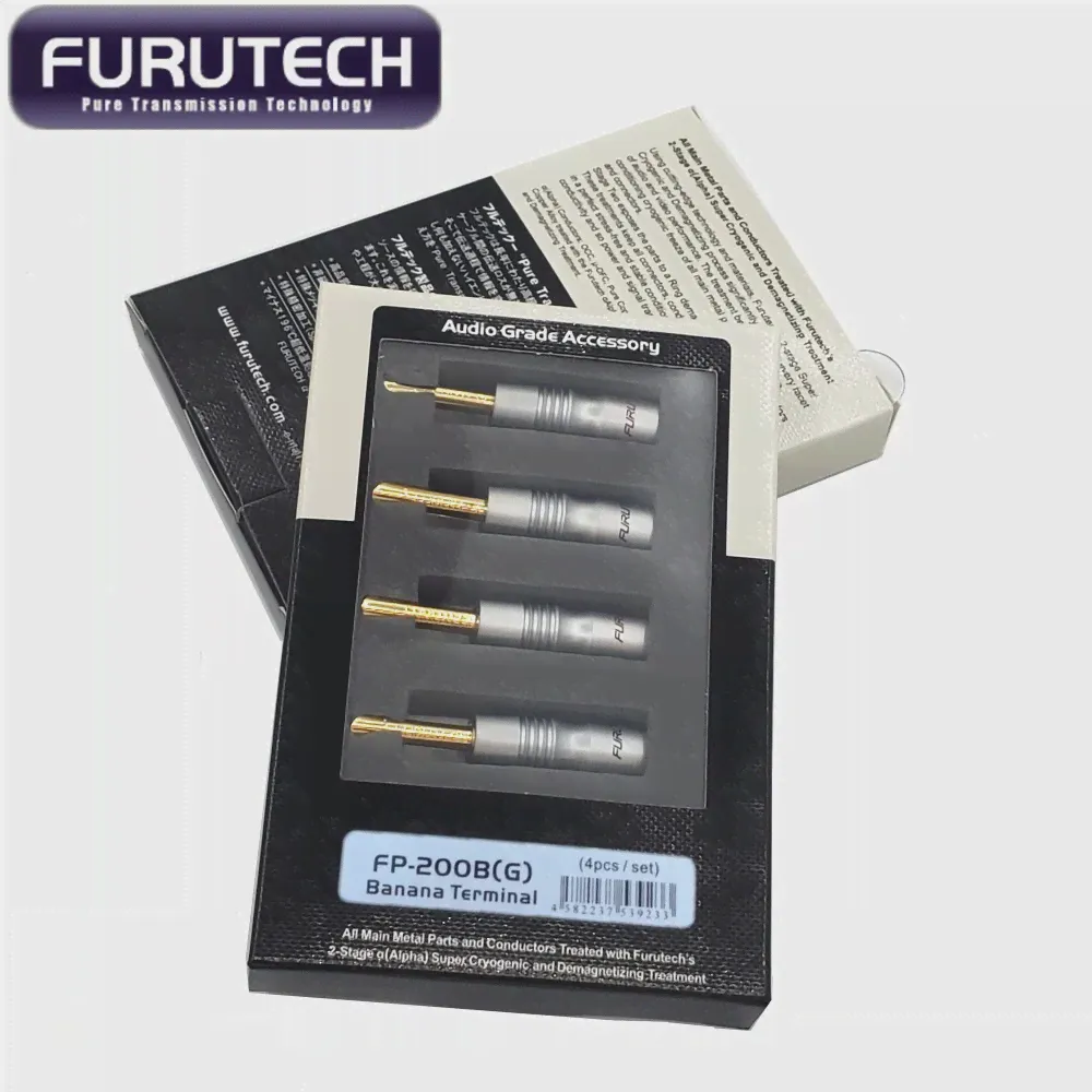 Hi-Fi Furutech FP-200B(G) Динамик кабель покрытого родием контрольные выводы вилки типа «банан разъем оригинальная коробка Сделано в Японии (art.: 3920b757fe1f3)-4