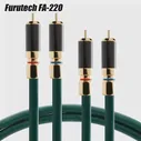 Furutech FA-220 OCC Монокристаллический медный сигнальный провод Аудио Провод Шифрование Экранирование Позолоченная нить из углеродного волокна