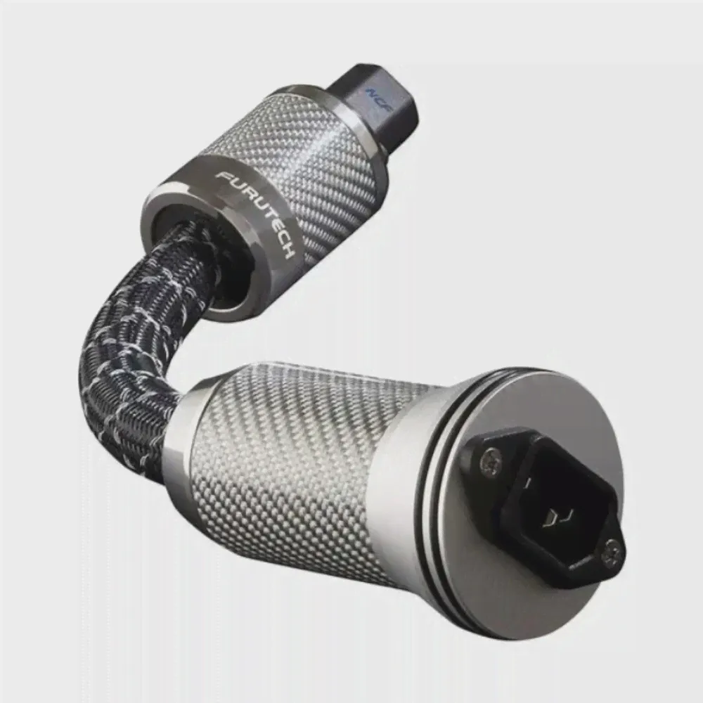 FURUTECH Flux-50 NCF Фильтр Питания 30 см Нанокристаллическое Родиевое покрытие Немагнитный Разъем FI-50R NCF Сделано в Японии Без коробки