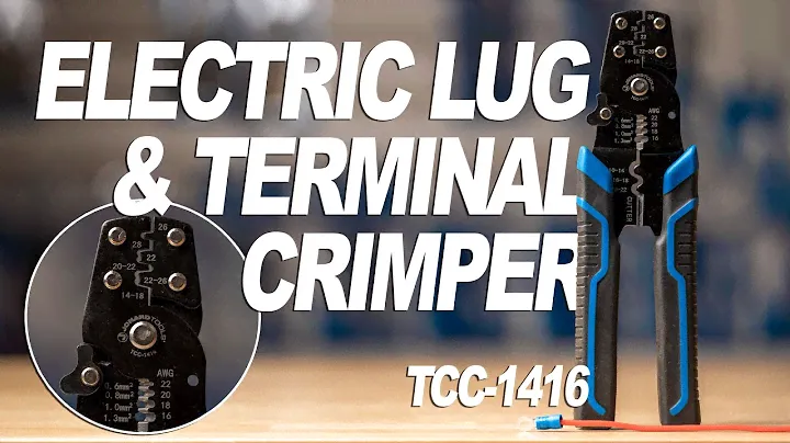 Jonard Tools Electric Lug and Terminal Crimper (TCC-1416) Product Video