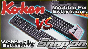 Ko-ken Wobble Fix 1/4" Drive Extensions vs. Snap-on Wobble Plus: USA vs. Japan!
