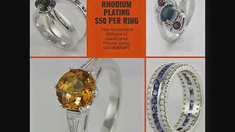 SAME DAY QUALITY RHODIUM PLATING  $50 PER RING