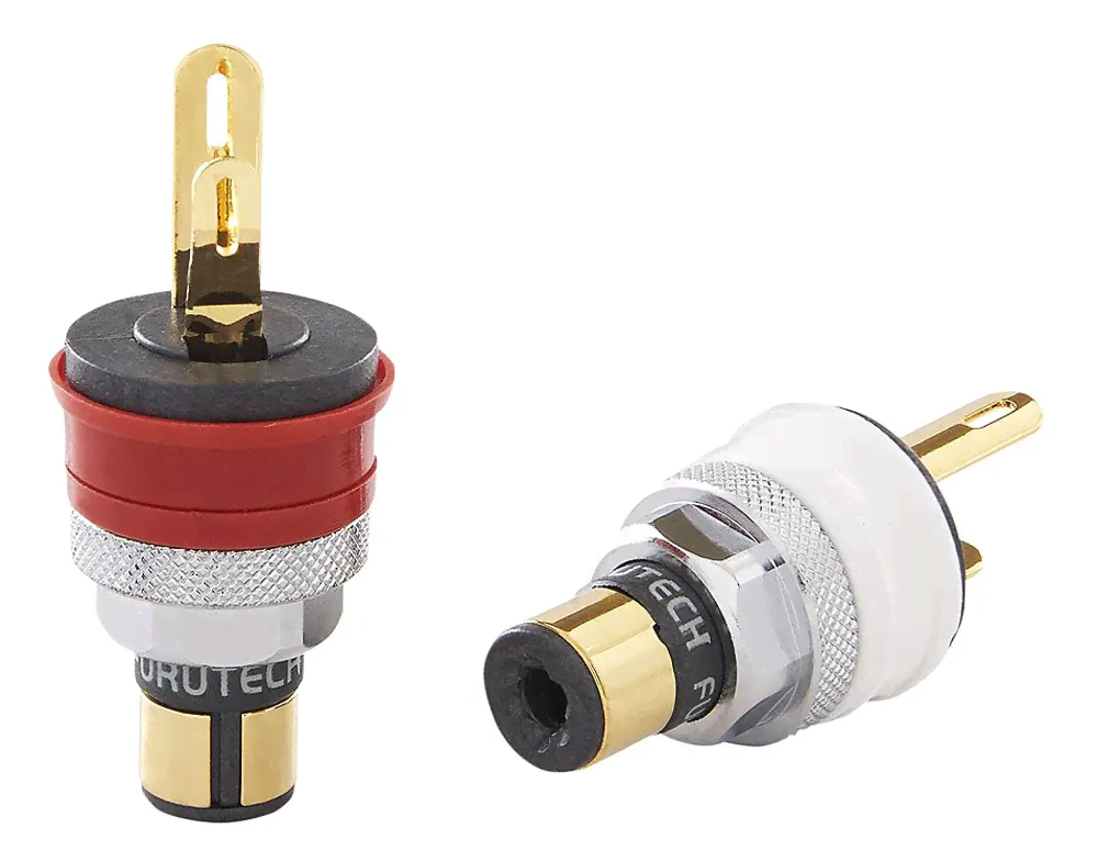 Furutech Аудиокабель RCA/RCA, серебристый, черный