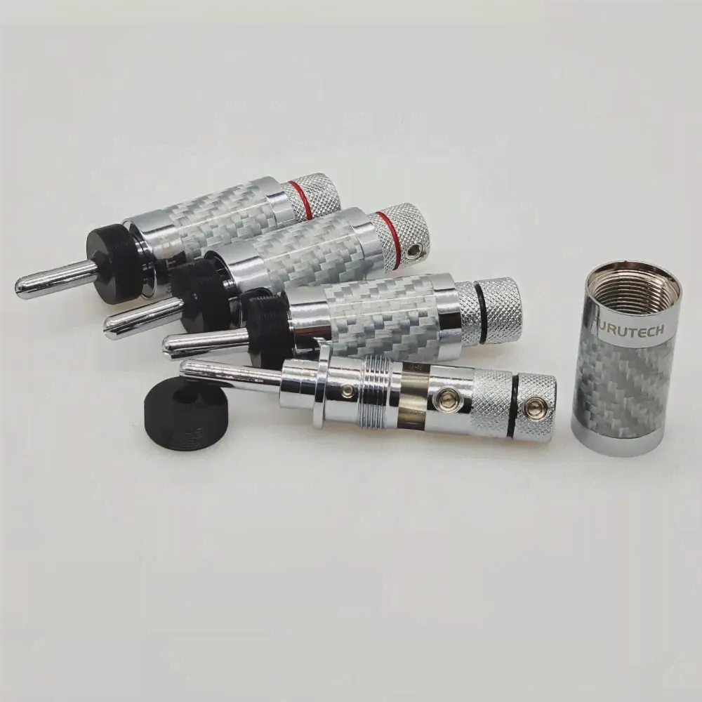FURUTECH CF 202(R) Серебряный громкоговоритель из углеродного волокна с родиевым покрытием, вилка типа банан, оригинальная коробка, аудиофил (art.: 3a372d47f09)-2