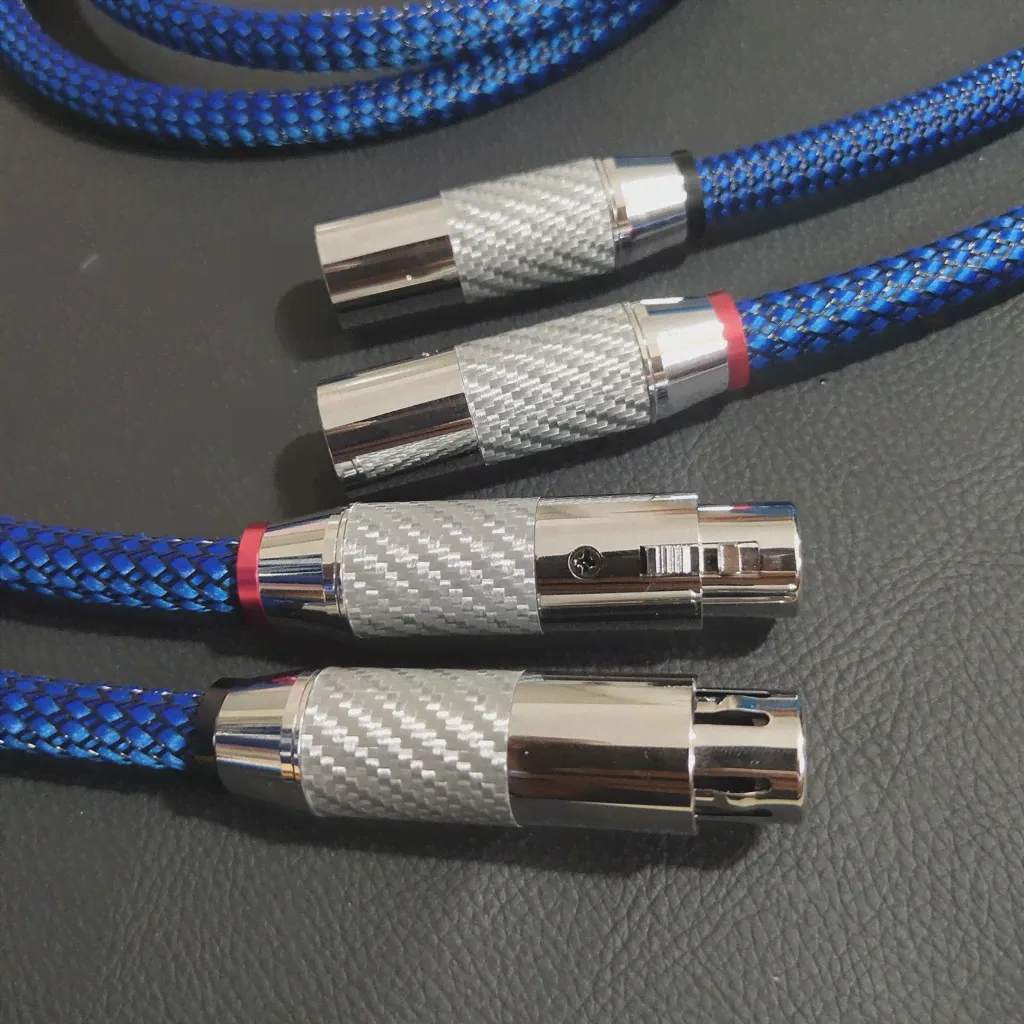 Высококачественный XLR-кабель FURUTECH DAS-4.1 с проводником Alpha OCC HiFi weapon с посеребренным 3-контактным сбалансированным штекером-0